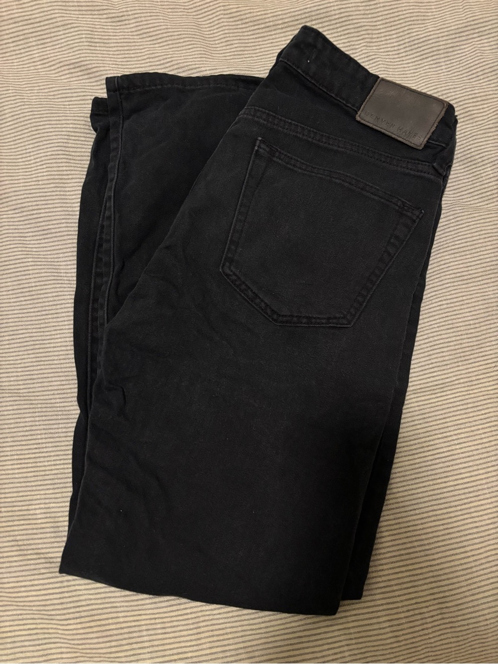 Denver Hayes men’s Black Straight Jeans